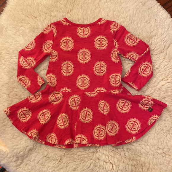 TEA Collection 2T Red Butterfly Dress, EUC - Picture 2 of 3